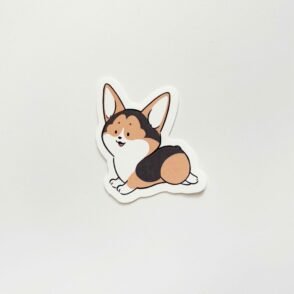 Corgi Red Tricolor Sticker