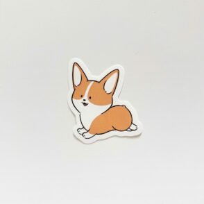 Corgi Red Sticker