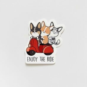 Scooter 'Enjoy The Ride' Sticker