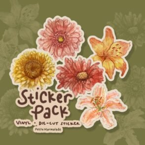 Petite Marmalade - Sticker Pack - Petal Pals