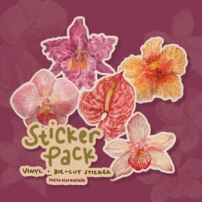 Petite Marmalade - Sticker Pack - Tropical Bloom