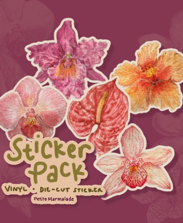 Sticker Pack - Tropical Bloom