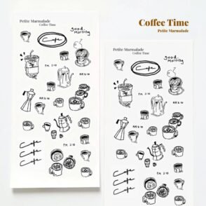 Petite Marmalade - Sticker Sheet - Coffee Time