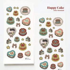 Petite Marmalade - Sticker Sheet - Happy Cake