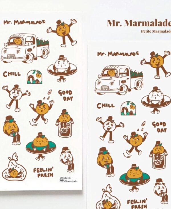 Sticker Sheet - Mr. Marmalade