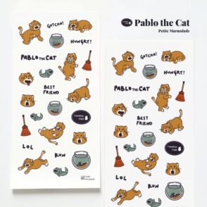 Petite Marmalade - Sticker Sheet - Pablo the Cat