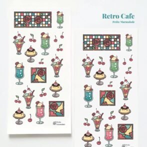 Petite Marmalade - Sticker Sheet - Retro Cafe