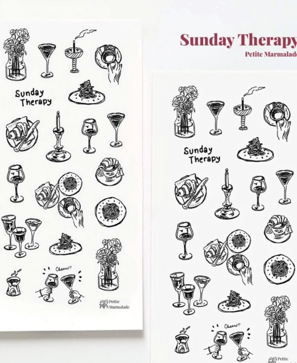 Sticker Sheet - Sunday Therapy