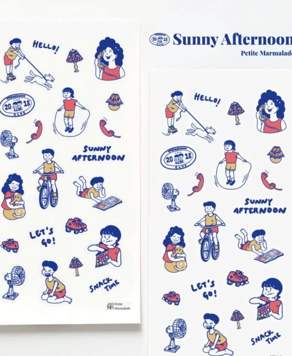 Sticker Sheet - Sunny Afternoon Sticker Sheet - Sunny Afternoon