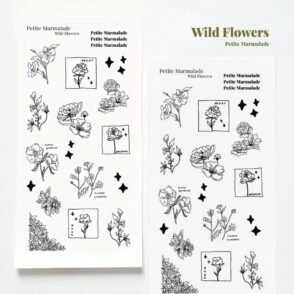 Petite Marmalade - Sticker Sheet - Wild Flowers