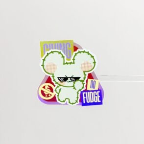 Hologram Sticker Motivational / Identity Giving no fudge