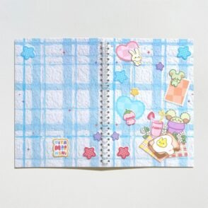 A5 Reuseable Sticker Book Blue