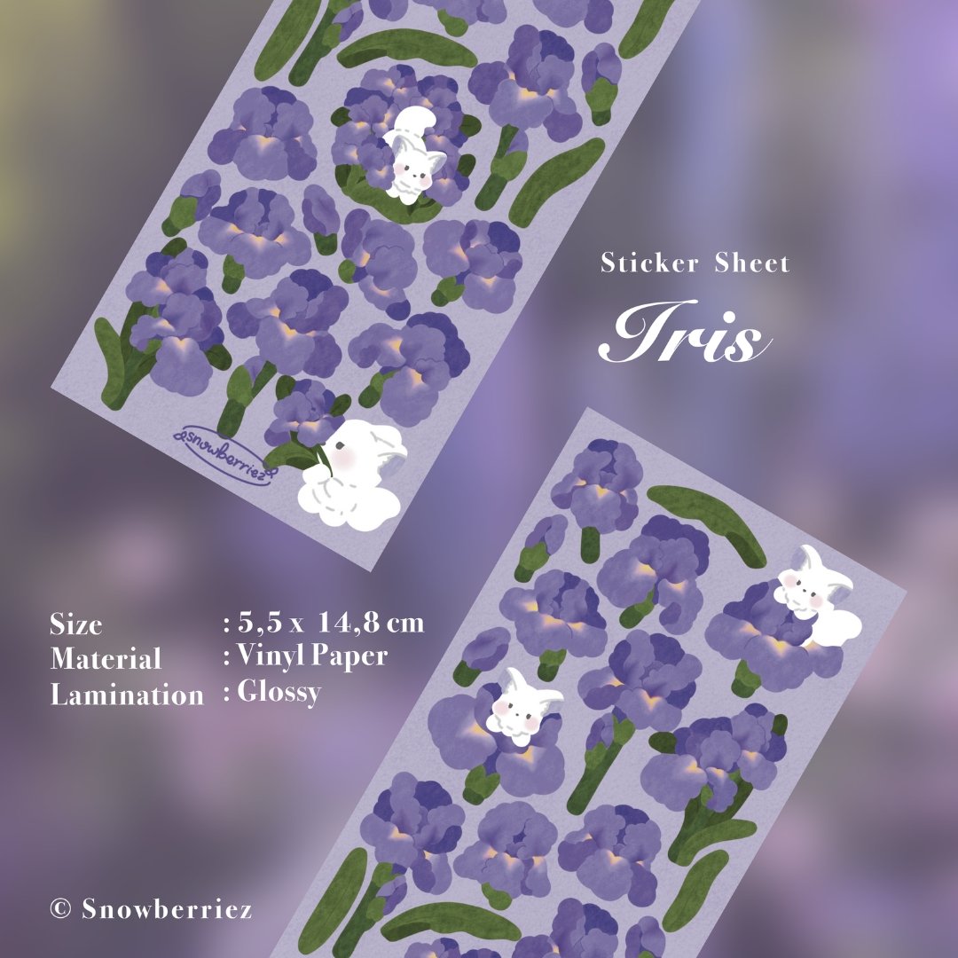 Whimsical Garden Iris