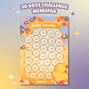 30 Days challenge memopad