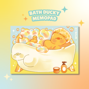 Duckie bath memopad