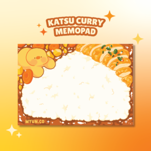 Curry katsu memopad