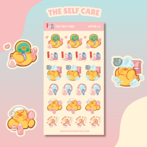 The self care sticker sheet