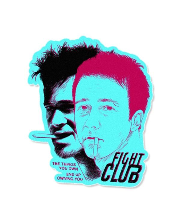 Stiker Cinepil - Fight club
