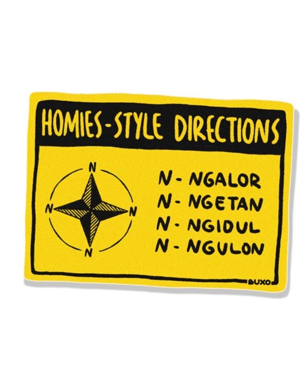 Stiker Jogja - Arah