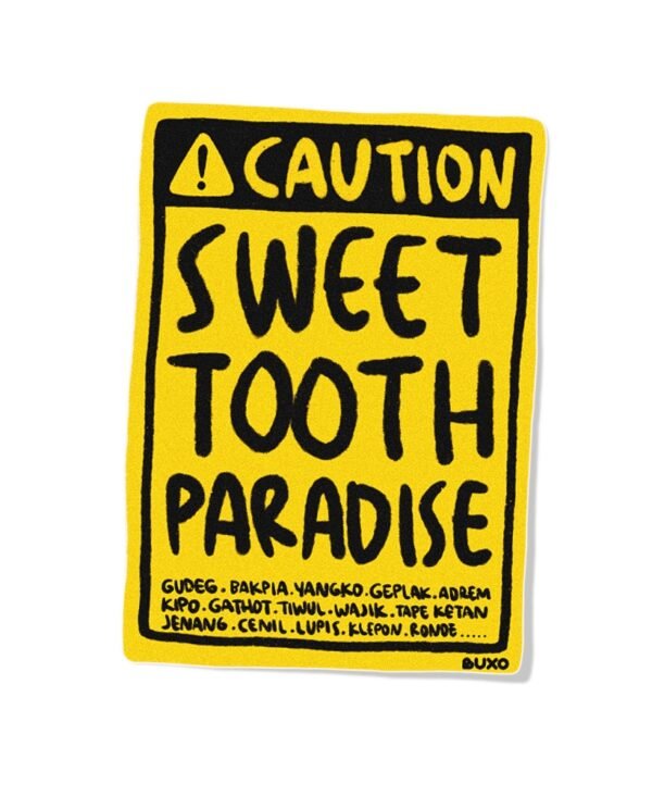 Stiker Jogja - Sweet tooth