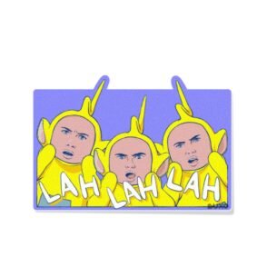 Stiker Joke - Triple tubies