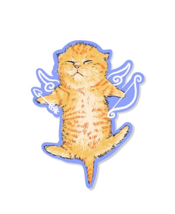 Stiker Meoww - Angel