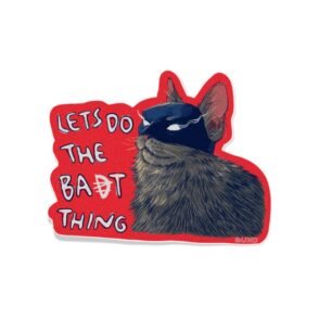 Stiker Meoww - Bad thing