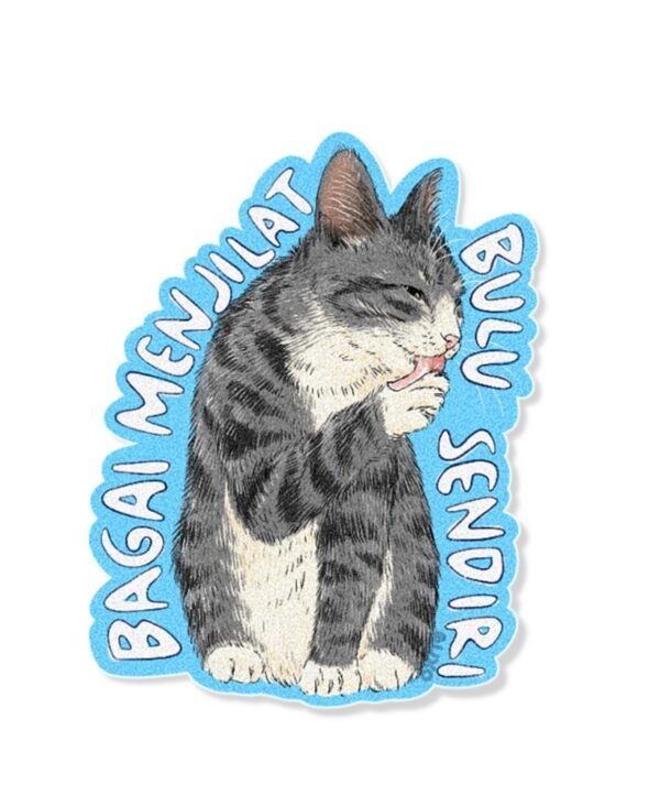 Stiker Meoww - Bulu Stiker Meoww - Bulu