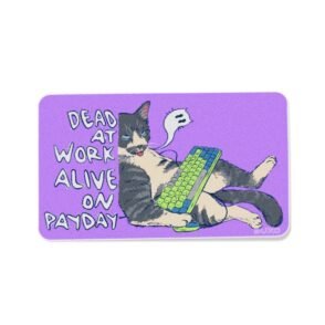 Stiker Meoww - Dead work