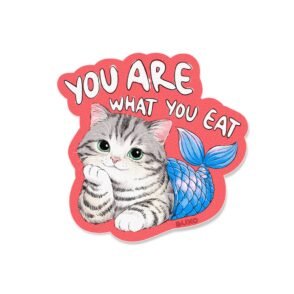 Stiker Meoww - Eat
