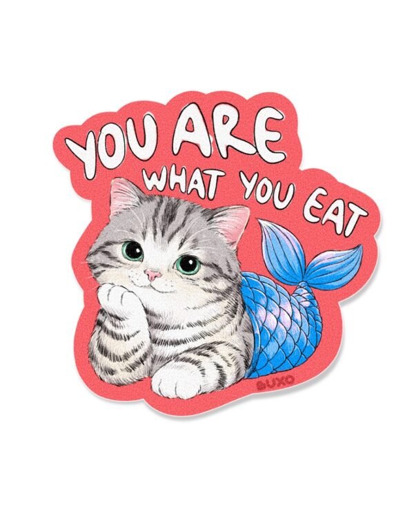 Stiker Meoww - Eat