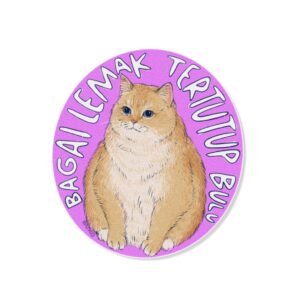 Stiker Meoww - Lemak