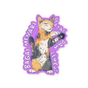 Stiker Meoww - Menari