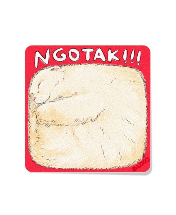 Stiker Meoww - Ngotak