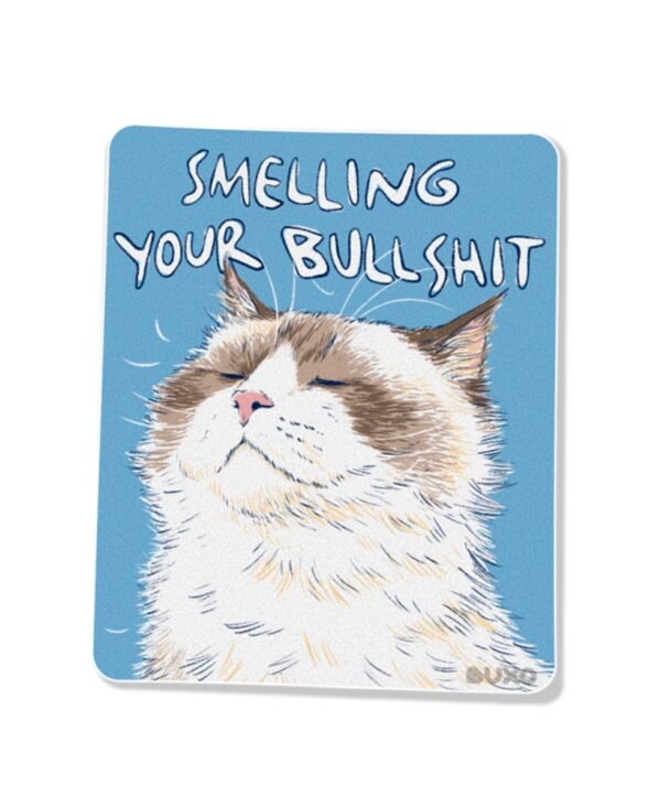 Stiker Meoww - Smelling