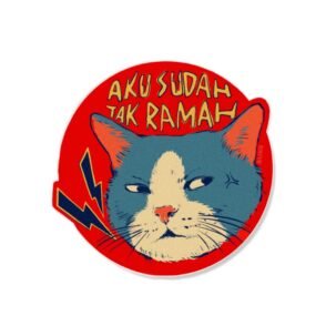 Stiker Meoww - Tak ramah