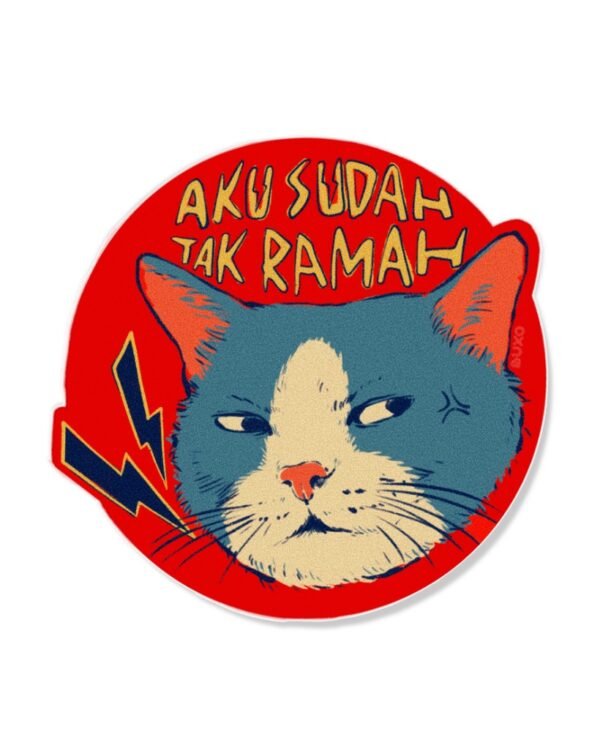 Stiker Meoww - Tak ramah Stiker Meoww - Tak ramah