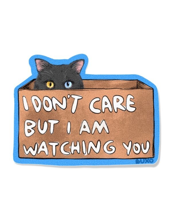 Stiker Meoww - Watching