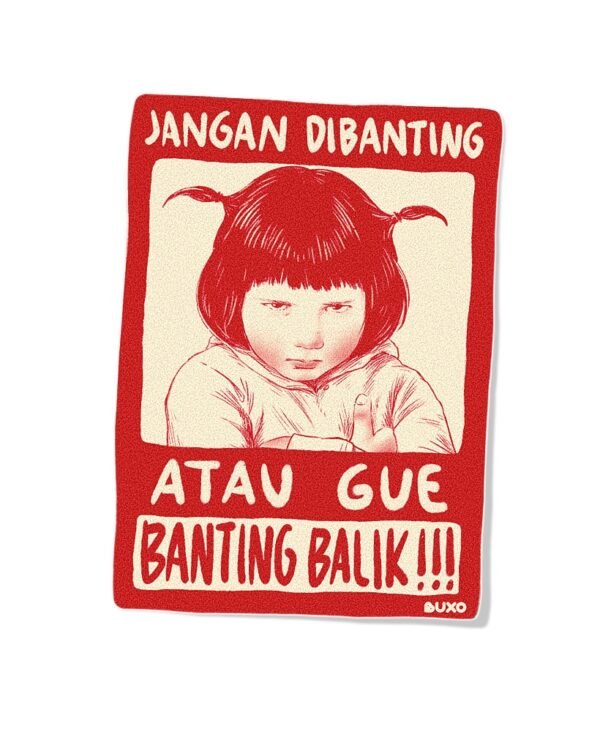 Stiker Warning - Banting Stiker Warning - Banting