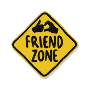 Stiker Warning - Friend zone