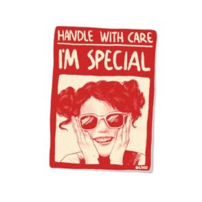Stiker Warning - Im special
