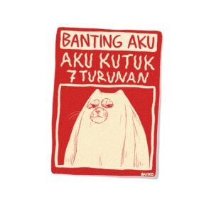 Stiker Warning - Kutuk