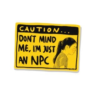 Stiker Warning - NPC