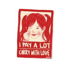 Stiker Warning - Pay a lot