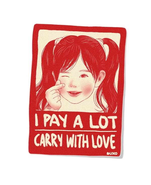 Stiker Warning - Pay a lot