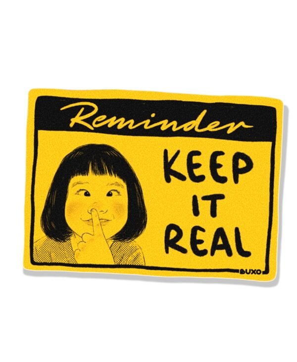 Stiker Warning - Real Stiker Warning - Real