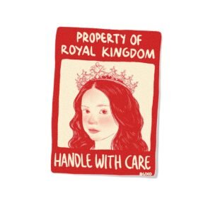 Stiker Warning - Royal kingdom
