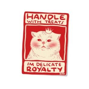 Stiker Warning - Royalti