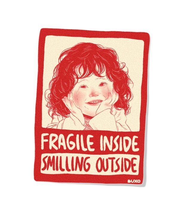 Stiker Warning - Smilling Stiker Warning - Smilling