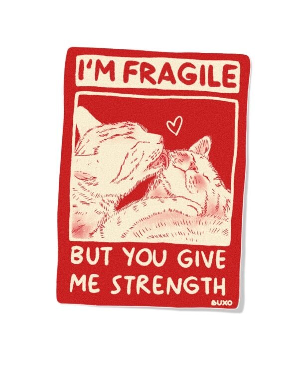 Stiker Warning - Strength Stiker Warning - Strength